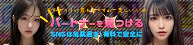 パートナーを見つける！SNSは危険過ぎ！有料で安全に！有料サイトが最もおすすめで楽しい方法